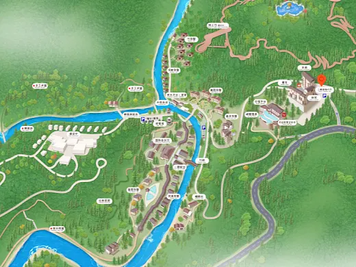 芷江结合景区手绘地图智慧导览和720全景技术，可以让景区更加“动”起来，为游客提供更加身临其境的导览体验。